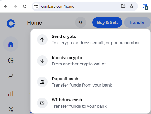 Coinbase.com website