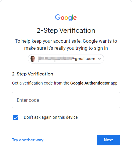 2nd Verification Prompt