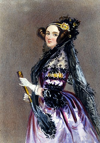 Ada Lovelace, public domain image from wikipedia.org/wiki/Ada_Lovelace