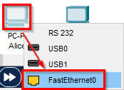Connect to FastEthernet0