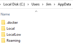 Hidden AppData Folder