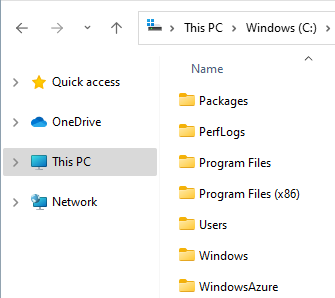 Windows C: Drive