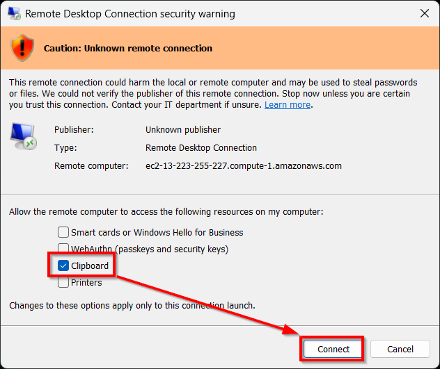 Allow Clipboard Access