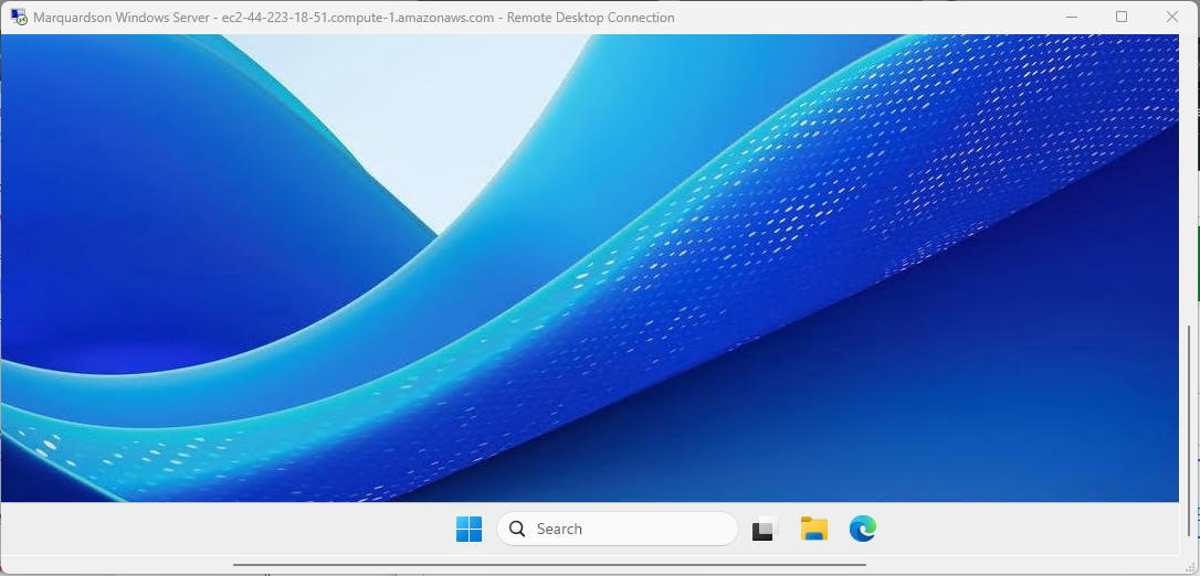 Windows Server GUI