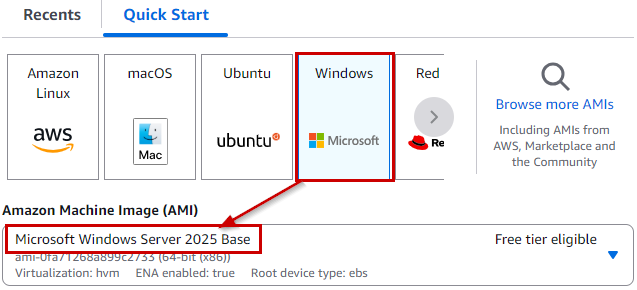Windows Server AMI